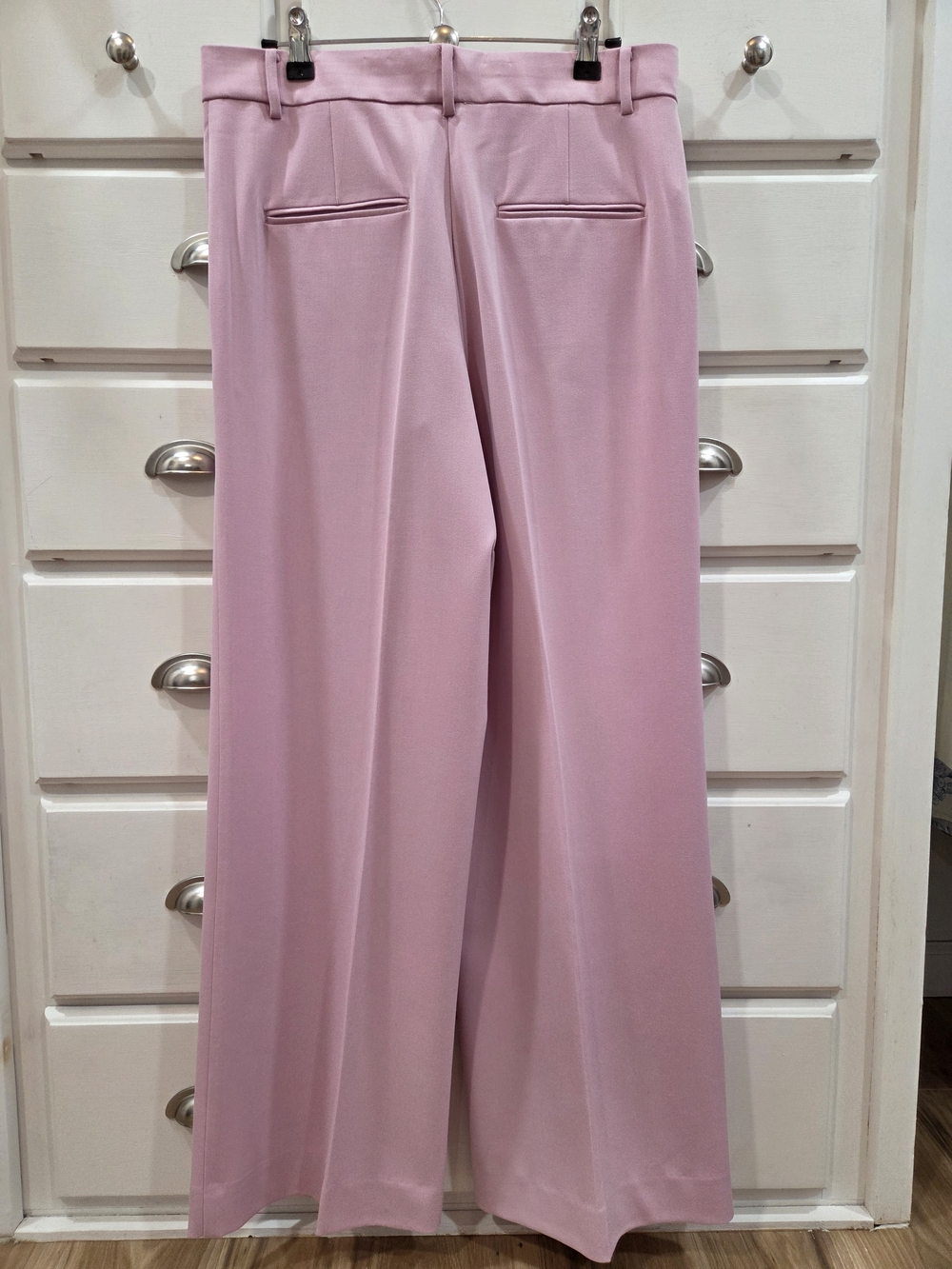 Ann Taylor Pastel Lilac Wide-Leg Trousers - Picture 9 of 10